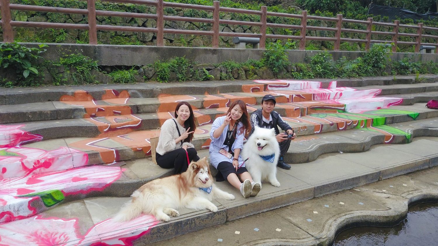 杜鵑基地河岸塗鴉。 圖:哈doglife提供 杜鵑基地河岸塗鴉。 圖:哈doglife提供