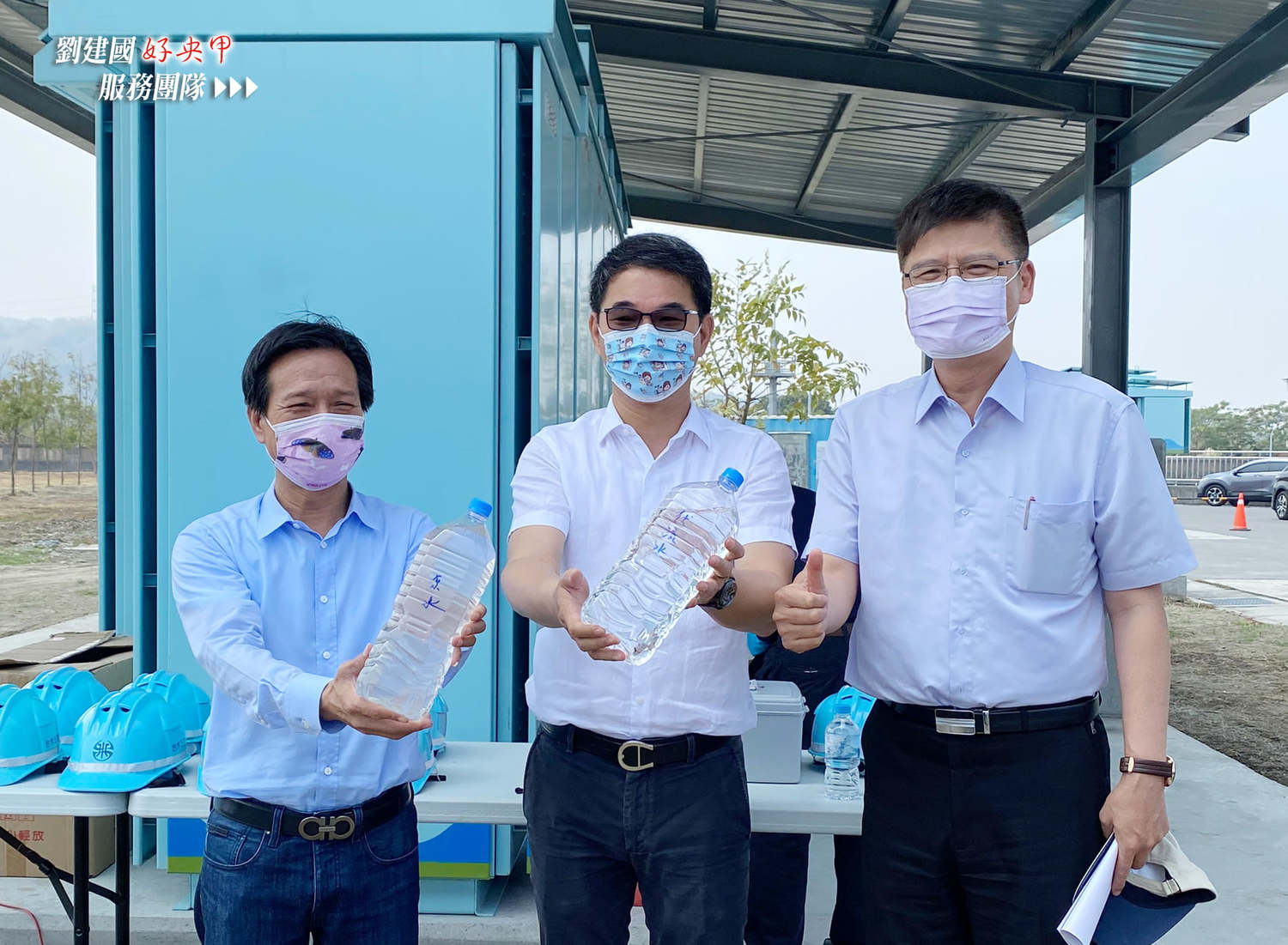 「雲林縣伏流水工程計畫」汲取濁水溪伏流水到林內淨水場處理。 圖:擷取自劉建國臉書 「雲林縣伏流水工程計畫」汲取濁水溪伏流水到林內淨水場處理。 圖:擷取自劉建國臉書
