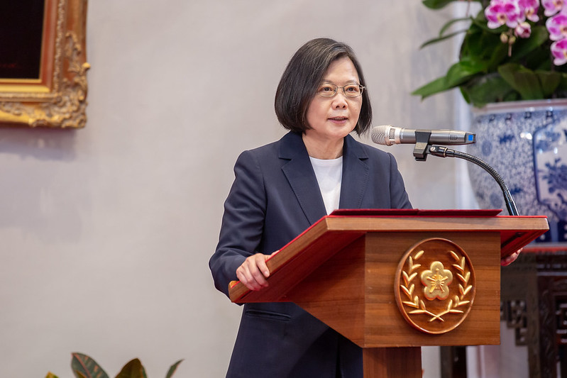 哈利法克斯國際安全論壇4日正式在推特發布影片宣布總統蔡英文為2020年「馬侃公共服務領袖獎」得主。 圖:總統府提供(資料照片) 哈利法克斯國際安全論壇4日正式在推特發布影片宣布總統蔡英文為2020年「馬侃公共服務領袖獎」得主。 圖:總統府提供(資料照片)