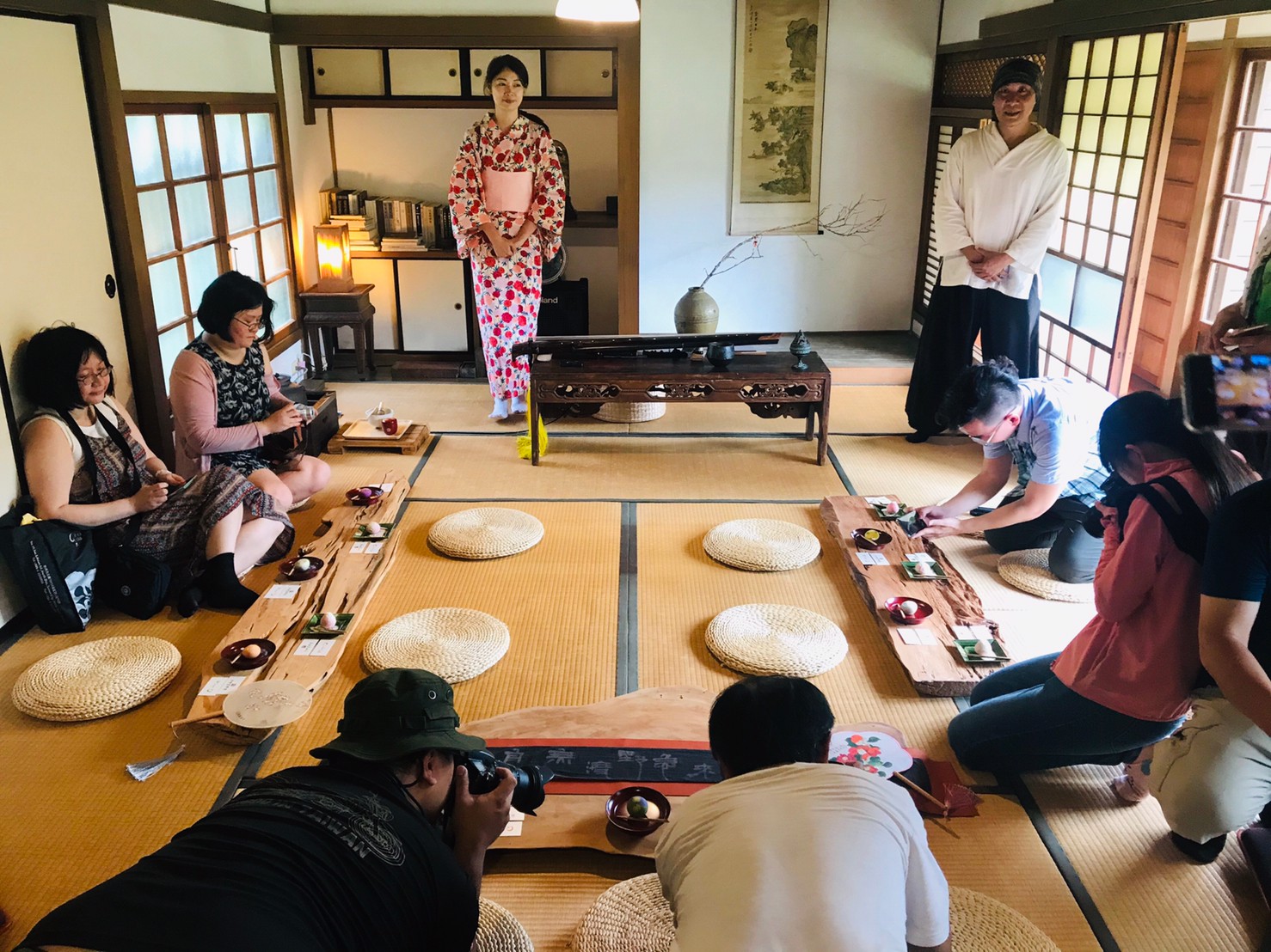 八田與一紀念園區和果子體驗。 圖:台南觀旅局/提供 八田與一紀念園區和果子體驗。 圖:台南觀旅局/提供