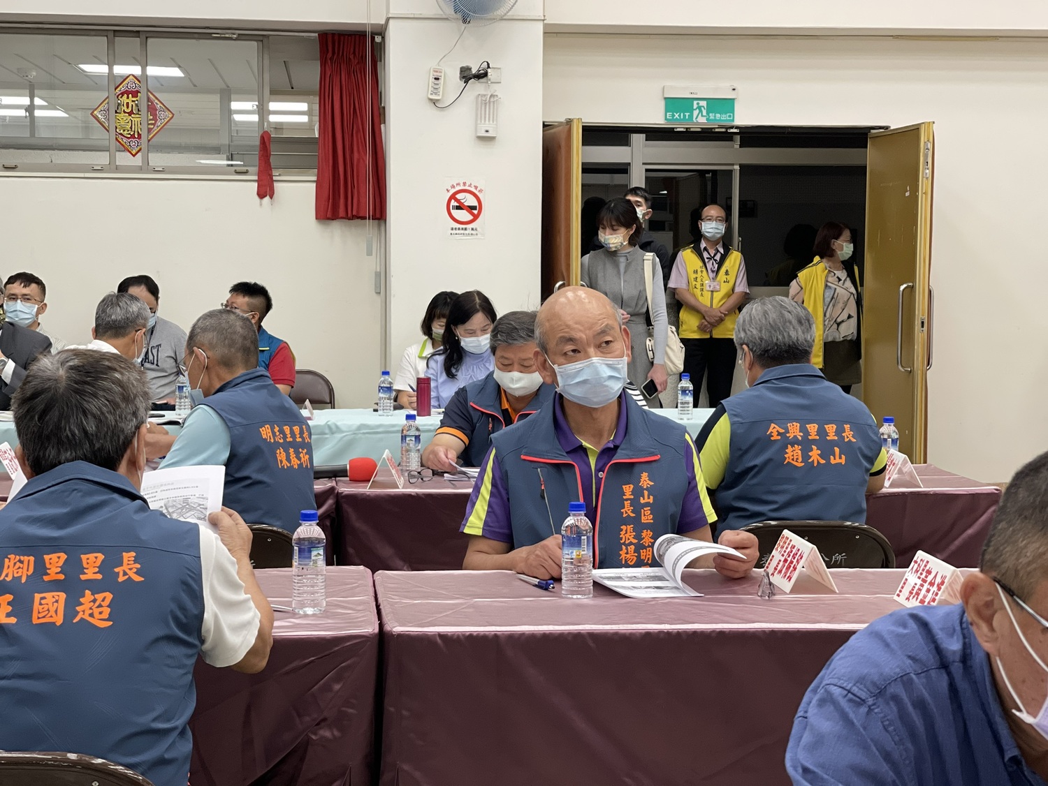 新北市自108年辦理市長行動治理座談,泰山區里長反映案件53件中已完成45件,執行率85%。 圖:新北市民政局提供 新北市自108年辦理市長行動治理座談,泰山區里長反映案件53件中已完成45件,執行率85%。 圖:新北市民政局提供
