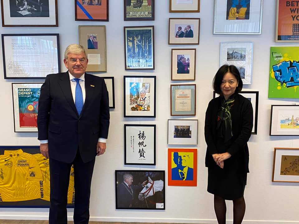 駐荷蘭代表陳欣新(圖右) 圖/Taiwan in the Netherlands粉絲專頁 駐荷蘭代表陳欣新(圖右) 圖/Taiwan in the Netherlands粉絲專頁