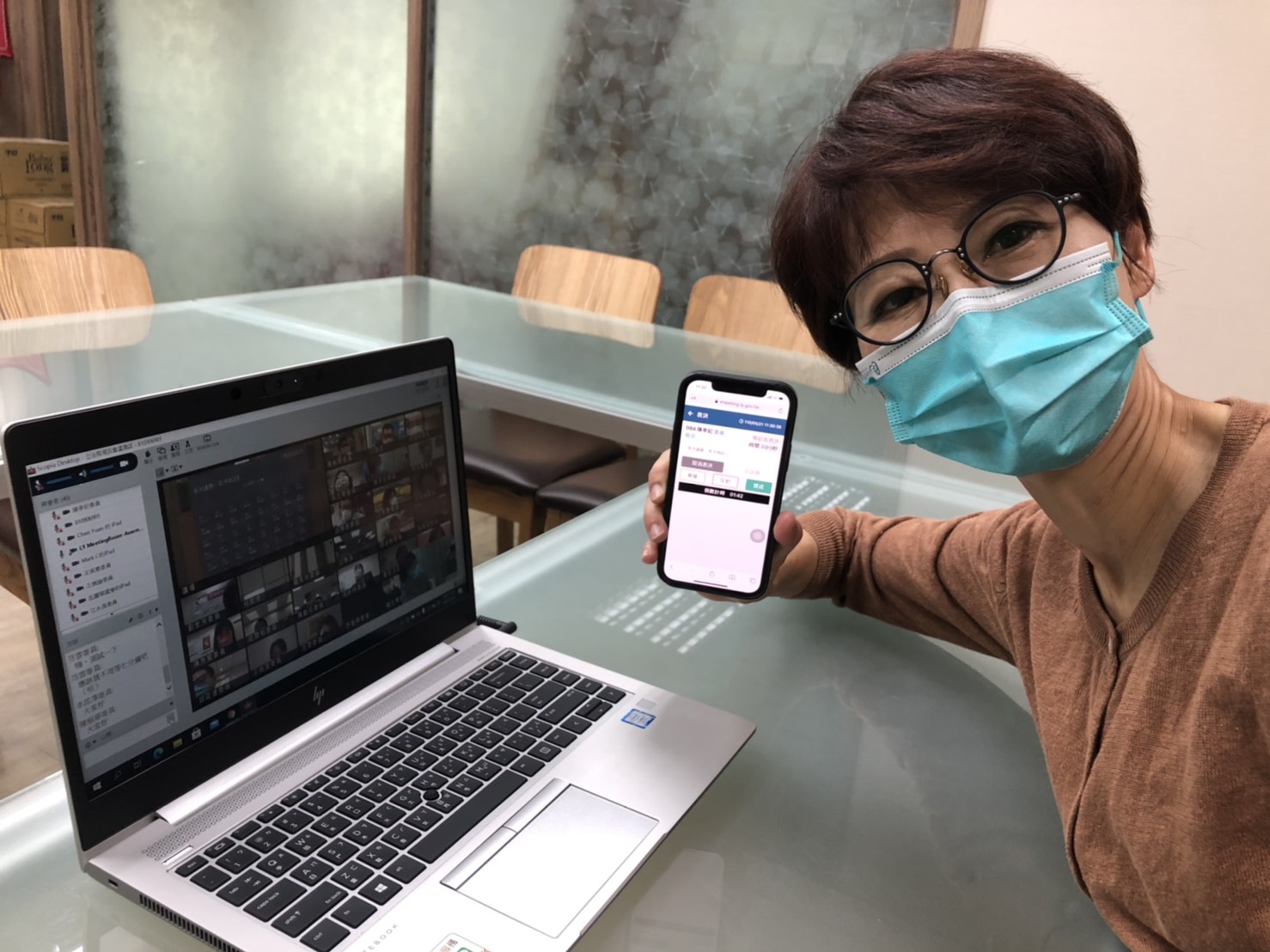 陳亭妃表示,經過這個測試,未來在立法院的會議、質詢,就多一個管道。 圖:陳亭妃辦公室提供 陳亭妃表示,經過這個測試,未來在立法院的會議、質詢,就多一個管道。 圖:陳亭妃辦公室提供