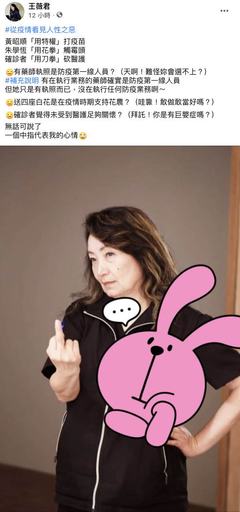 王薇君ㄧ次連三嗆 王薇君ㄧ次連三嗆
