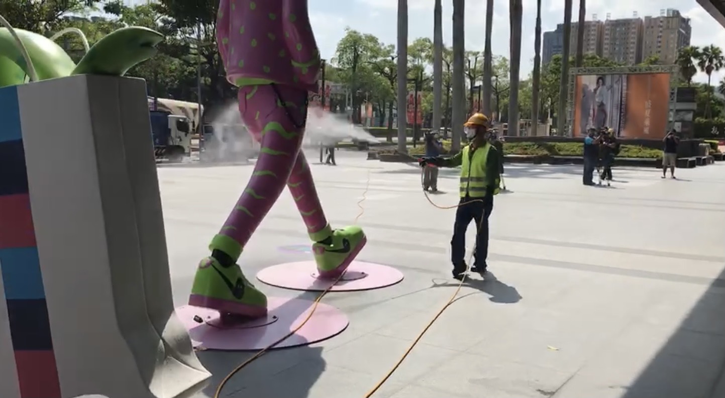 台中新光三越櫃姐確診,中市府成立前進指揮所要求全員工快篩。 台中市政府/提供 台中新光三越櫃姐確診,中市府成立前進指揮所要求全員工快篩。 台中市政府/提供