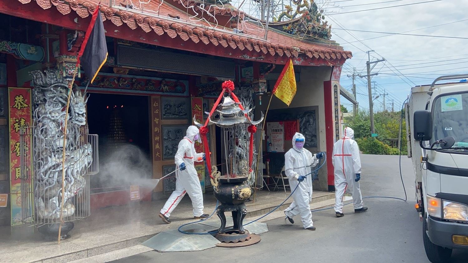 嘉義縣衛生局對確診者足跡展開全面清消。(資料照) 圖/嘉義縣衛生局 嘉義縣衛生局對確診者足跡展開全面清消。(資料照) 圖/嘉義縣衛生局