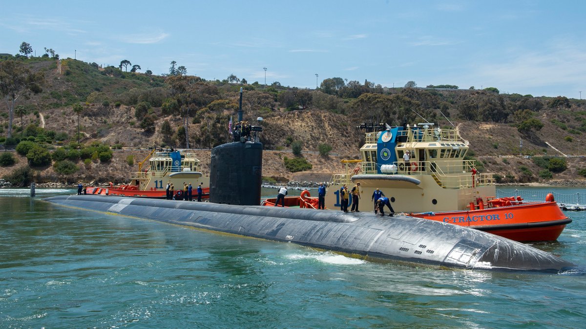 美國海軍洛杉磯級核動力潛艦「漢普頓號(SSN-767)」將納編進第7艦隊序列。 圖:翻攝U.S. Pacific Fleet推特 美國海軍洛杉磯級核動力潛艦「漢普頓號(SSN-767)」將納編進第7艦隊序列。 圖:翻攝U.S. Pacific Fleet推特