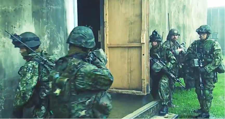 美日「東方之盾」軍事演習於今日正式登場。 圖:擷取自陸上自衛隊推特 美日「東方之盾」軍事演習於今日正式登場。 圖:擷取自陸上自衛隊推特