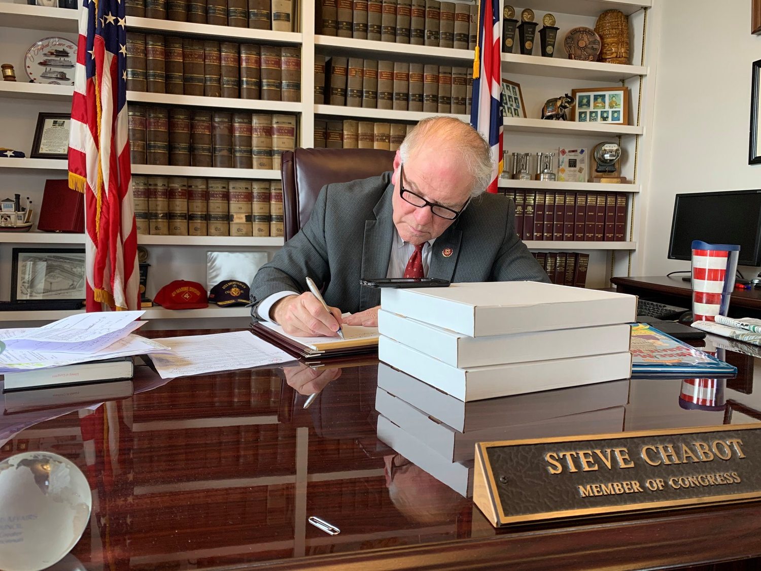 美國國會新聞自由連線共同主席夏波(Steve Chabot )。 圖:翻攝自Rep. Steve Chabot 臉書 美國國會新聞自由連線共同主席夏波(Steve Chabot )。 圖:翻攝自Rep. Steve Chabot 臉書