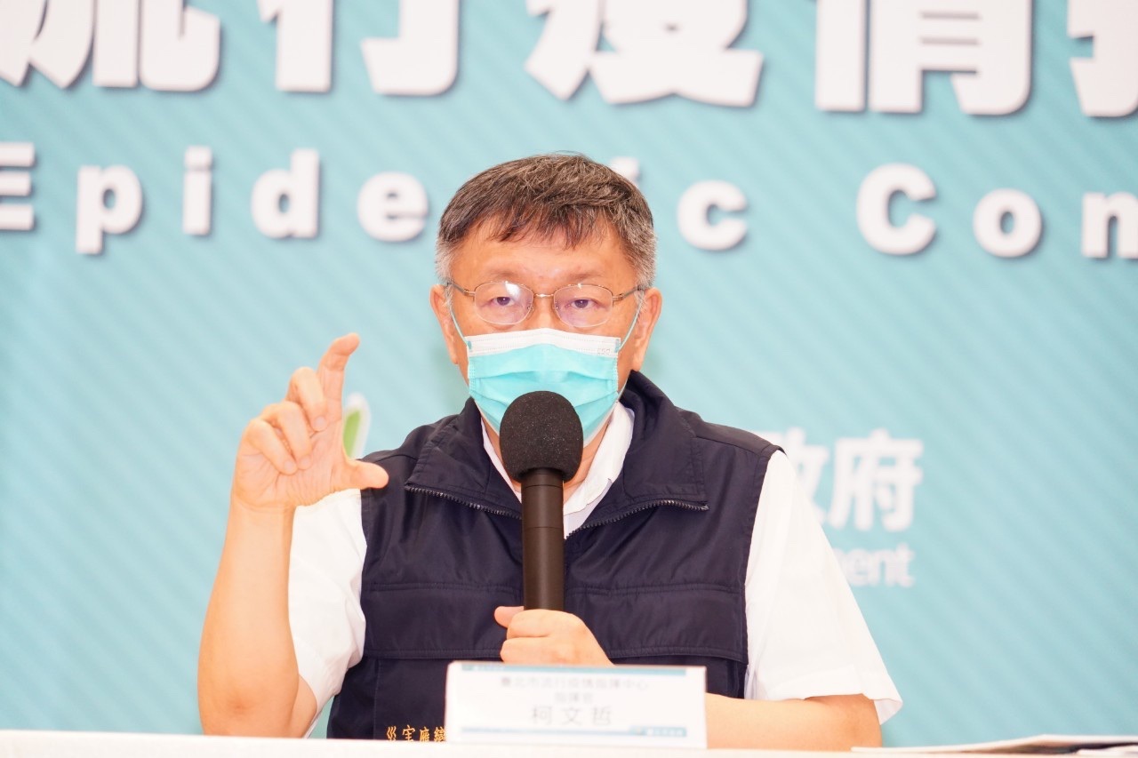 柯文哲指出,虎林街及週邊市場發現零星感染,明天將啟動專案篩檢。 圖 : 北市府提供 柯文哲指出,虎林街及週邊市場發現零星感染,明天將啟動專案篩檢。 圖 : 北市府提供