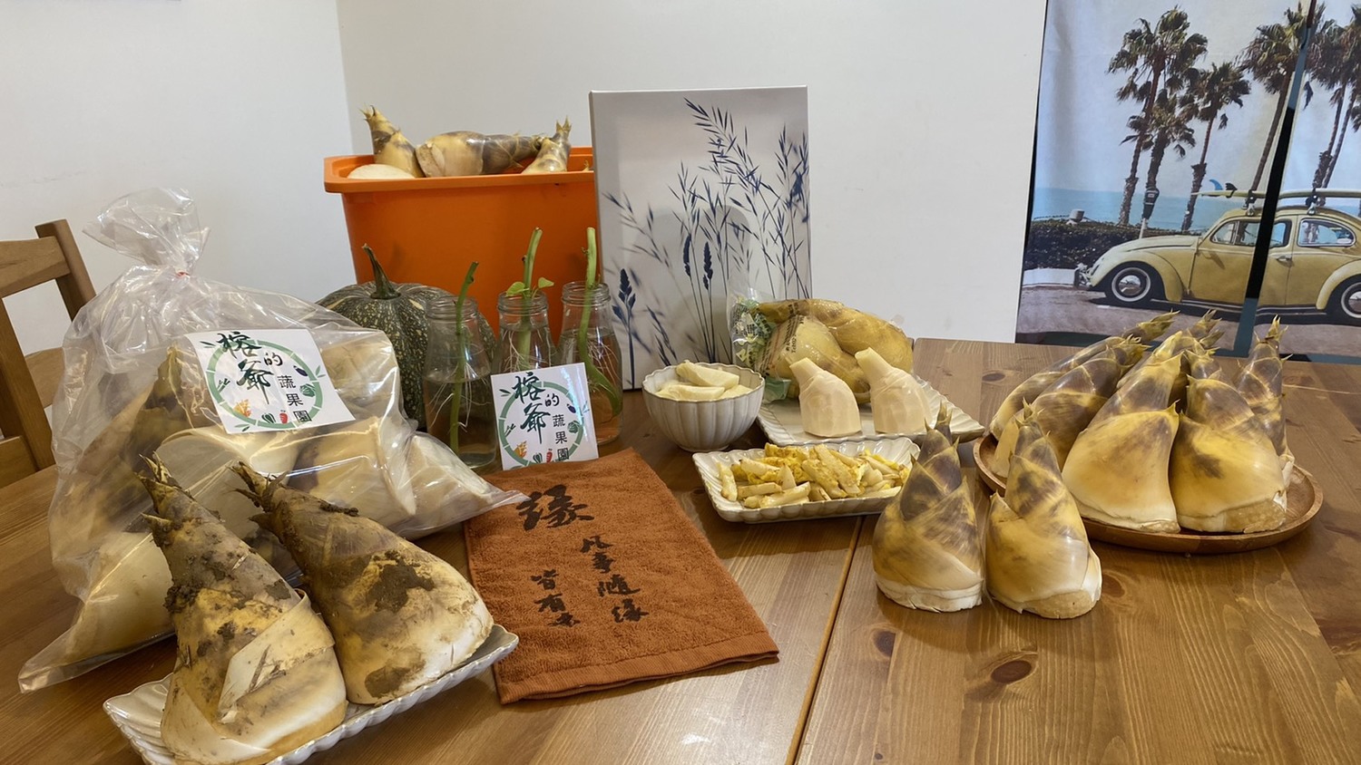鮮採黃金筍。 圖:新北市農業局提供 鮮採黃金筍。 圖:新北市農業局提供