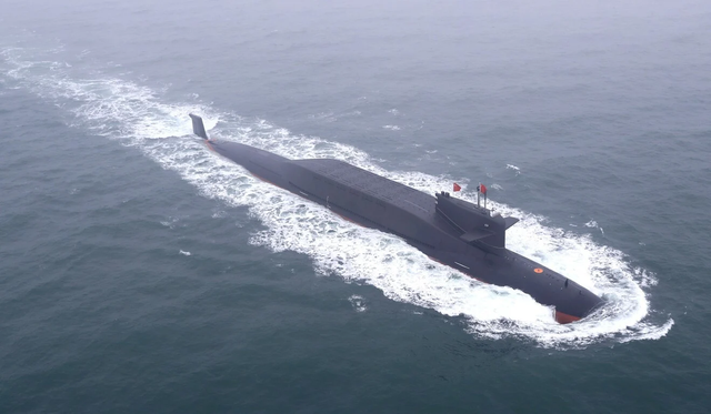 解放軍潛艦威脅台海安全。 圖 : 翻攝自環球網 解放軍潛艦威脅台海安全。 圖 : 翻攝自環球網