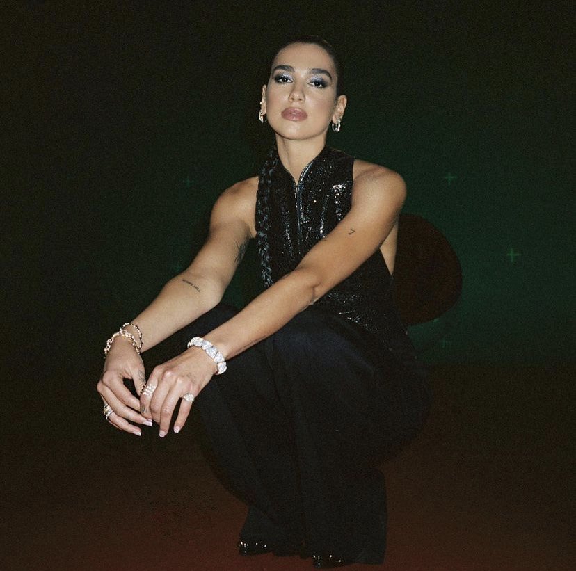 Dua Lipa。 圖:翻攝自Dua Lipa Twitter Dua Lipa。 圖:翻攝自Dua Lipa Twitter