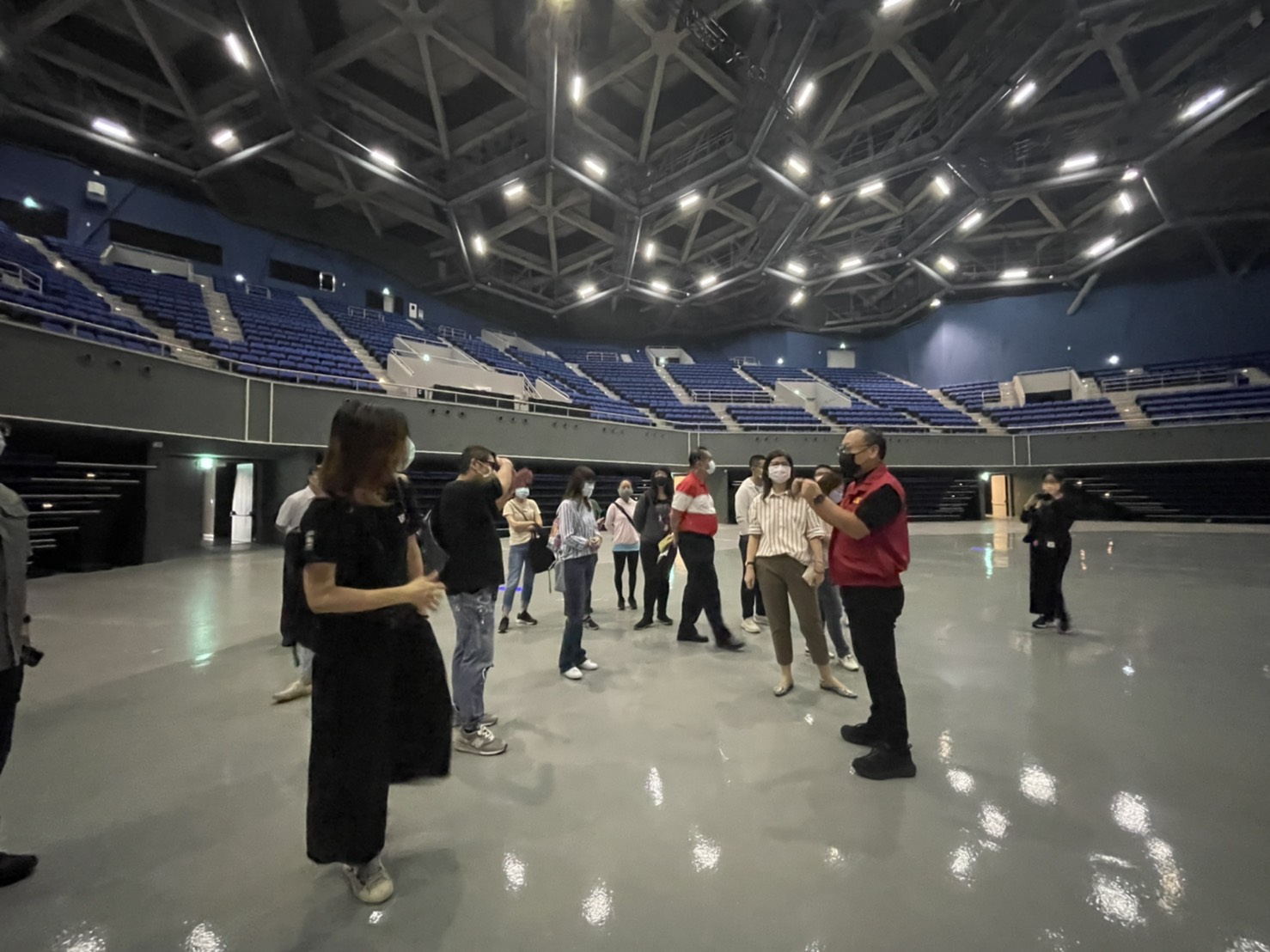 高流中心將加入疫苗接種站行列。 圖:翻攝史哲臉書 高流中心將加入疫苗接種站行列。 圖:翻攝史哲臉書