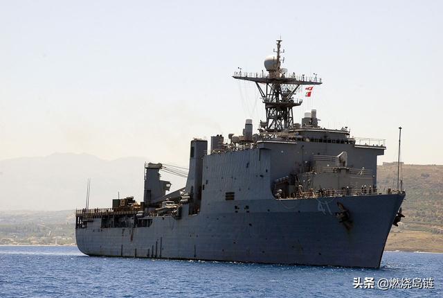 美軍「惠德比島號(LSD-41)」船塢登陸艦 圖:翻攝陸網頭條號/燃燒島鏈 美軍「惠德比島號(LSD-41)」船塢登陸艦 圖:翻攝陸網頭條號/燃燒島鏈