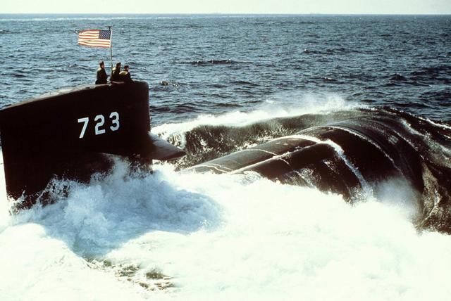 美軍洛杉磯級核動力攻擊潛艦「奧克拉荷馬城號(SSN-723)」 圖:翻攝陸網每日頭條 美軍洛杉磯級核動力攻擊潛艦「奧克拉荷馬城號(SSN-723)」 圖:翻攝陸網每日頭條