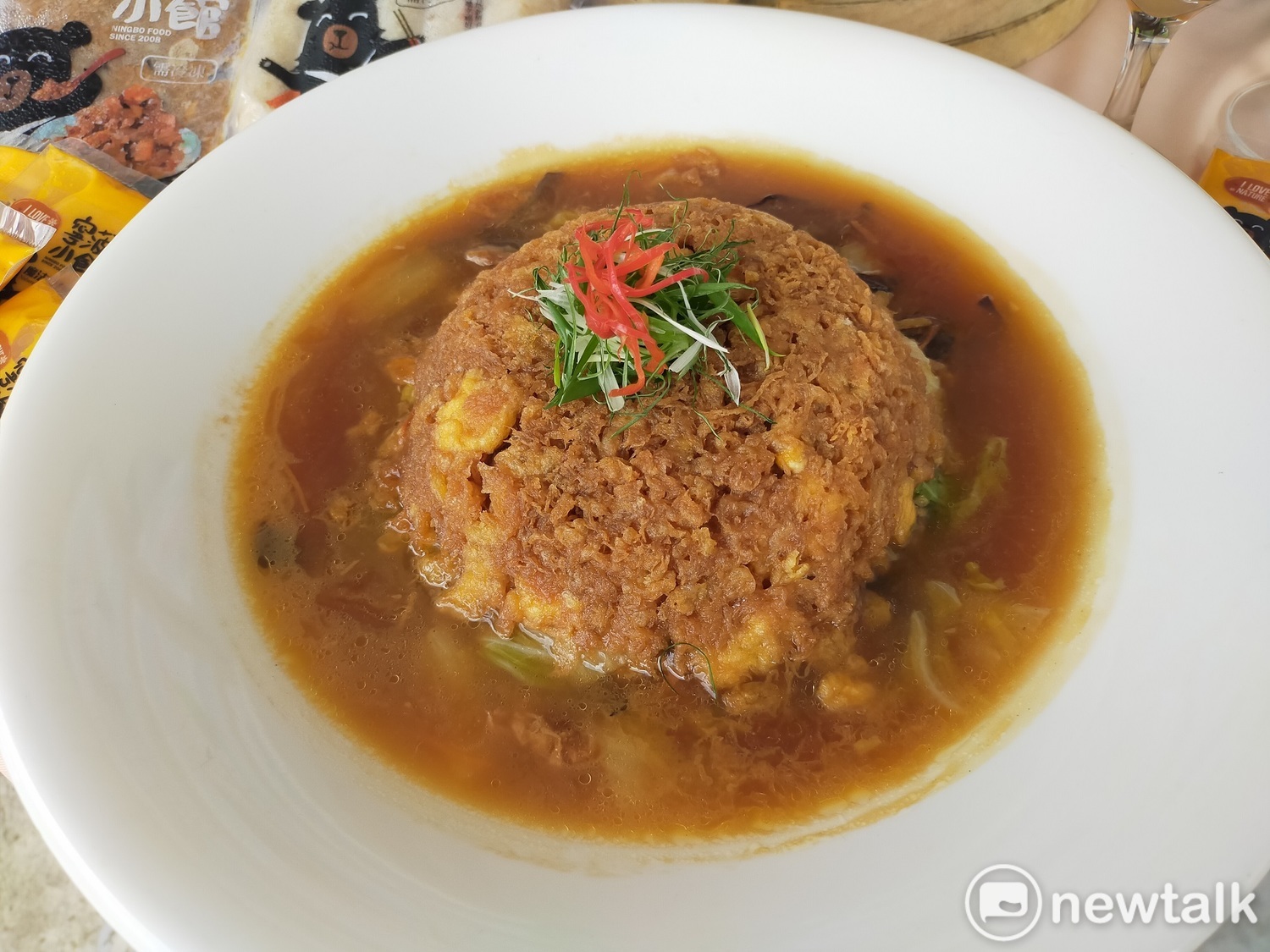 寧菠小館的西魯肉。 唐復年/攝 寧菠小館的西魯肉。 唐復年/攝