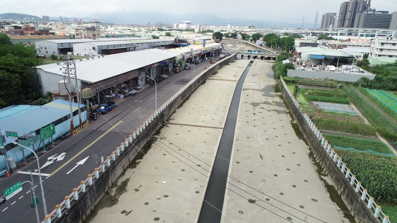 貴子坑溪子母溝工程完工改善環境 圖:新北市水利局提供 貴子坑溪子母溝工程完工改善環境 圖:新北市水利局提供