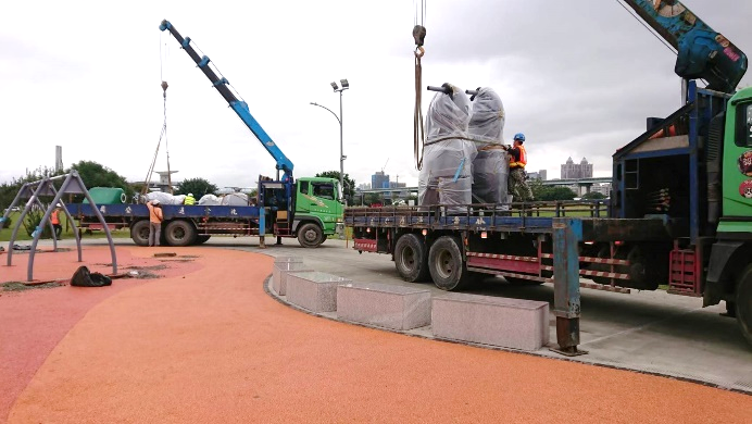 熊猴森樂園設施 圖:新北市水利局提供 熊猴森樂園設施 圖:新北市水利局提供