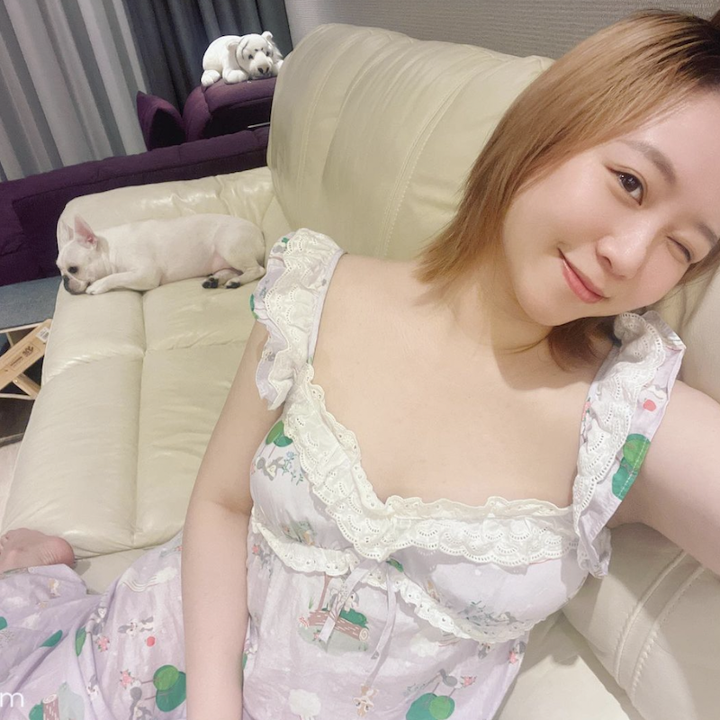 鄭茵聲分享清純可愛睡衣照。 圖:翻攝IG/鄭茵聲 鄭茵聲分享清純可愛睡衣照。 圖:翻攝IG/鄭茵聲