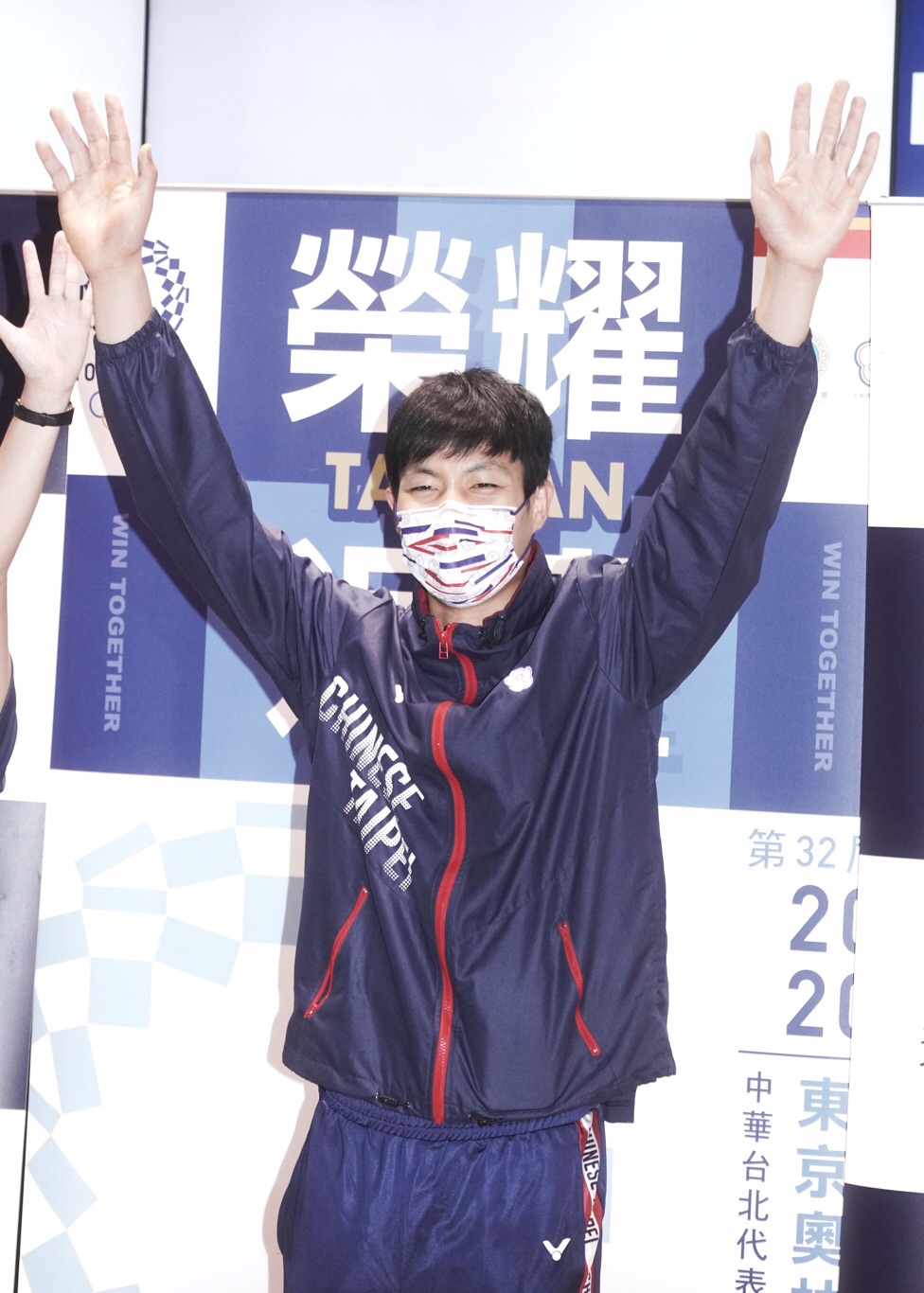 台灣羽球運動員周天成。 圖:張良一攝 台灣羽球運動員周天成。 圖:張良一攝