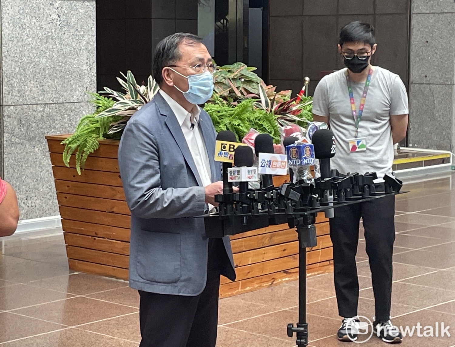 台北市副市長蔡炳坤。 圖:周煊惠 / 攝 台北市副市長蔡炳坤。 圖:周煊惠 / 攝