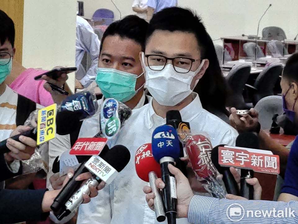 江啟臣競選陣營發言人詹為元。 圖:黃建豪/攝 江啟臣競選陣營發言人詹為元。 圖:黃建豪/攝