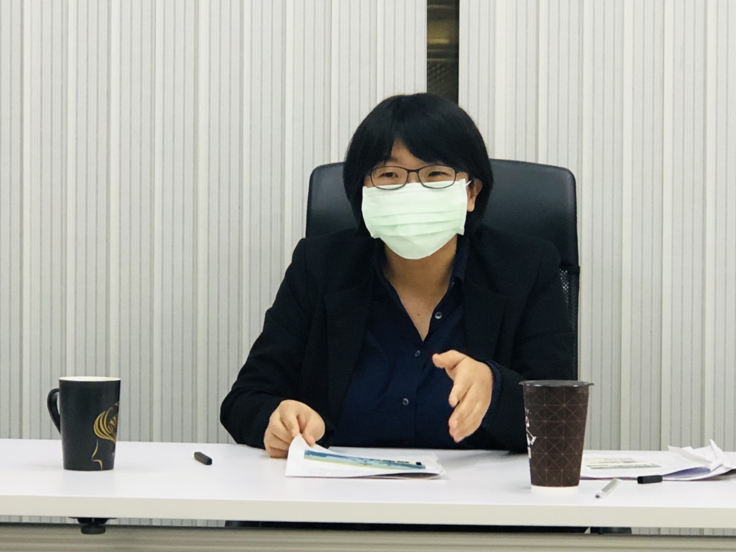 促轉會代理主委葉虹靈。 圖:謝莉慧/攝 促轉會代理主委葉虹靈。 圖:謝莉慧/攝