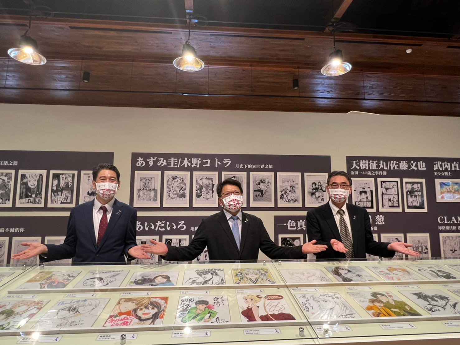 潘孟安等三人。 圖:屏東縣政府提供 潘孟安等三人。 圖:屏東縣政府提供