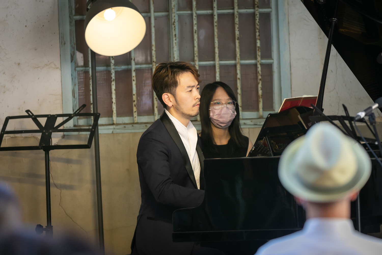 郭芝苑故居音樂會,鋼琴家嚴俊傑演奏《台灣古樂幻想曲》。 圖:文化總會/提供(資料照) 郭芝苑故居音樂會,鋼琴家嚴俊傑演奏《台灣古樂幻想曲》。 圖:文化總會/提供(資料照)