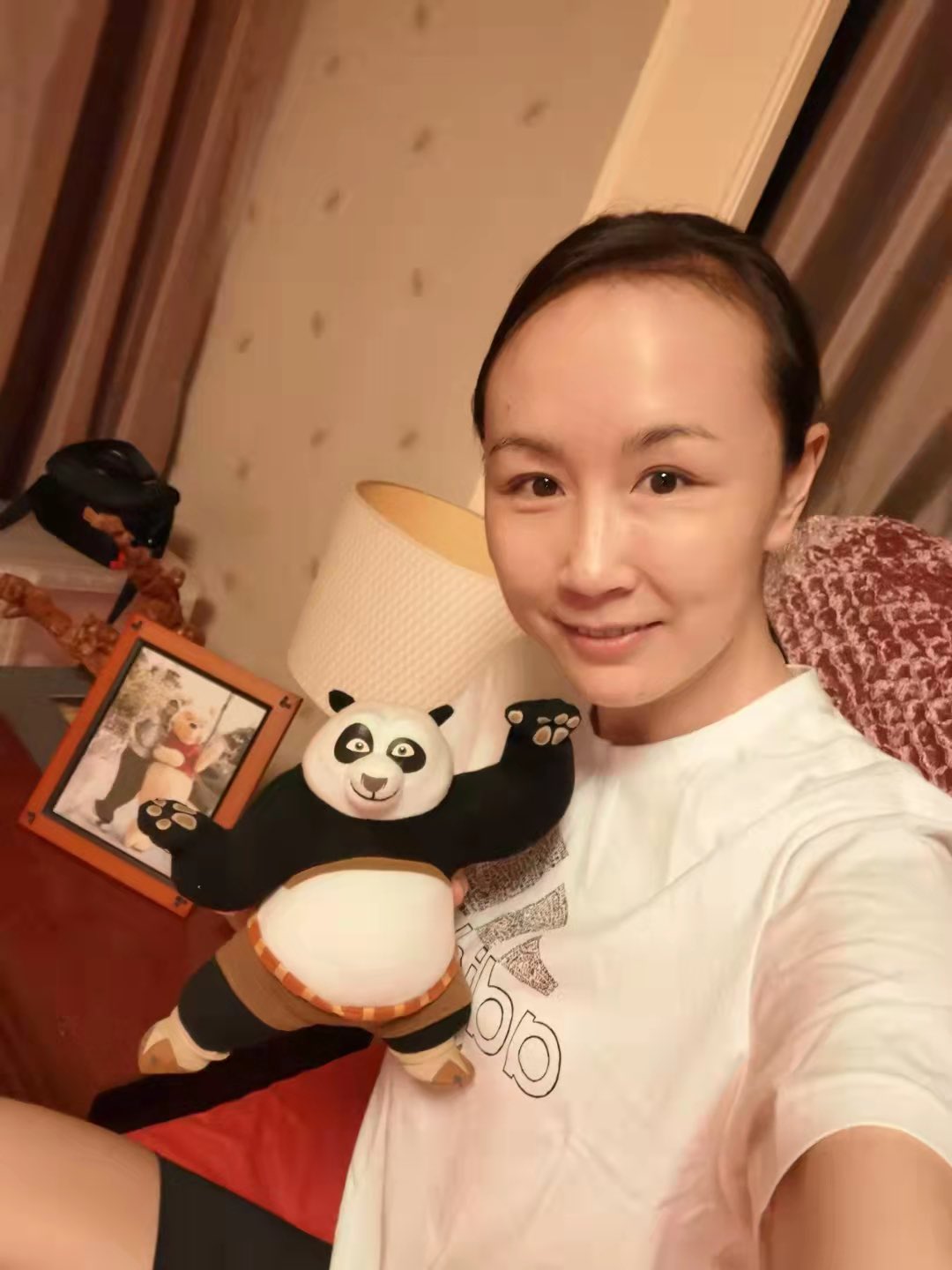 環球電視網國際中心記者沈詩偉推特轉發彭帥近照。 環球電視網國際中心記者沈詩偉推特轉發彭帥近照。