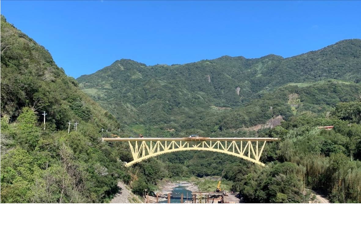 三光跨河大橋興建工程。 圖:工程會提供 三光跨河大橋興建工程。 圖:工程會提供