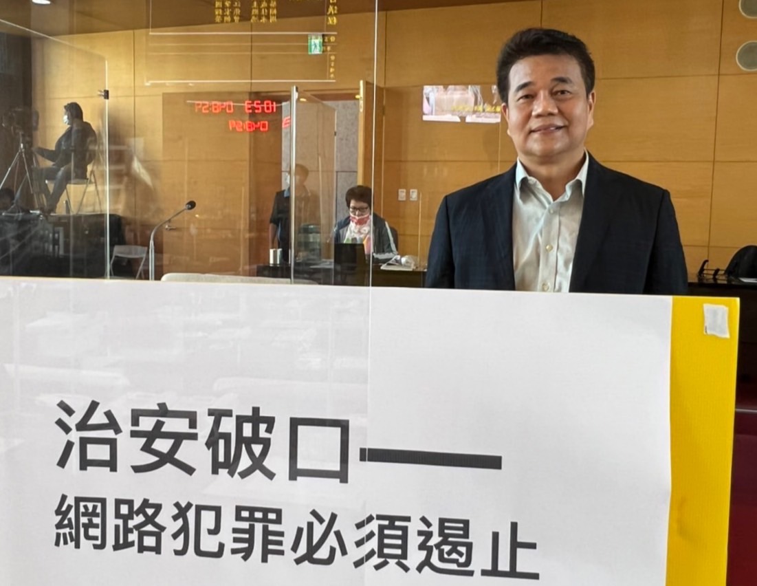 市議員陳廷秀強調,台中的治安評比成績大家有目共睹。 圖:市議員陳廷秀提供 市議員陳廷秀強調,台中的治安評比成績大家有目共睹。 圖:市議員陳廷秀提供