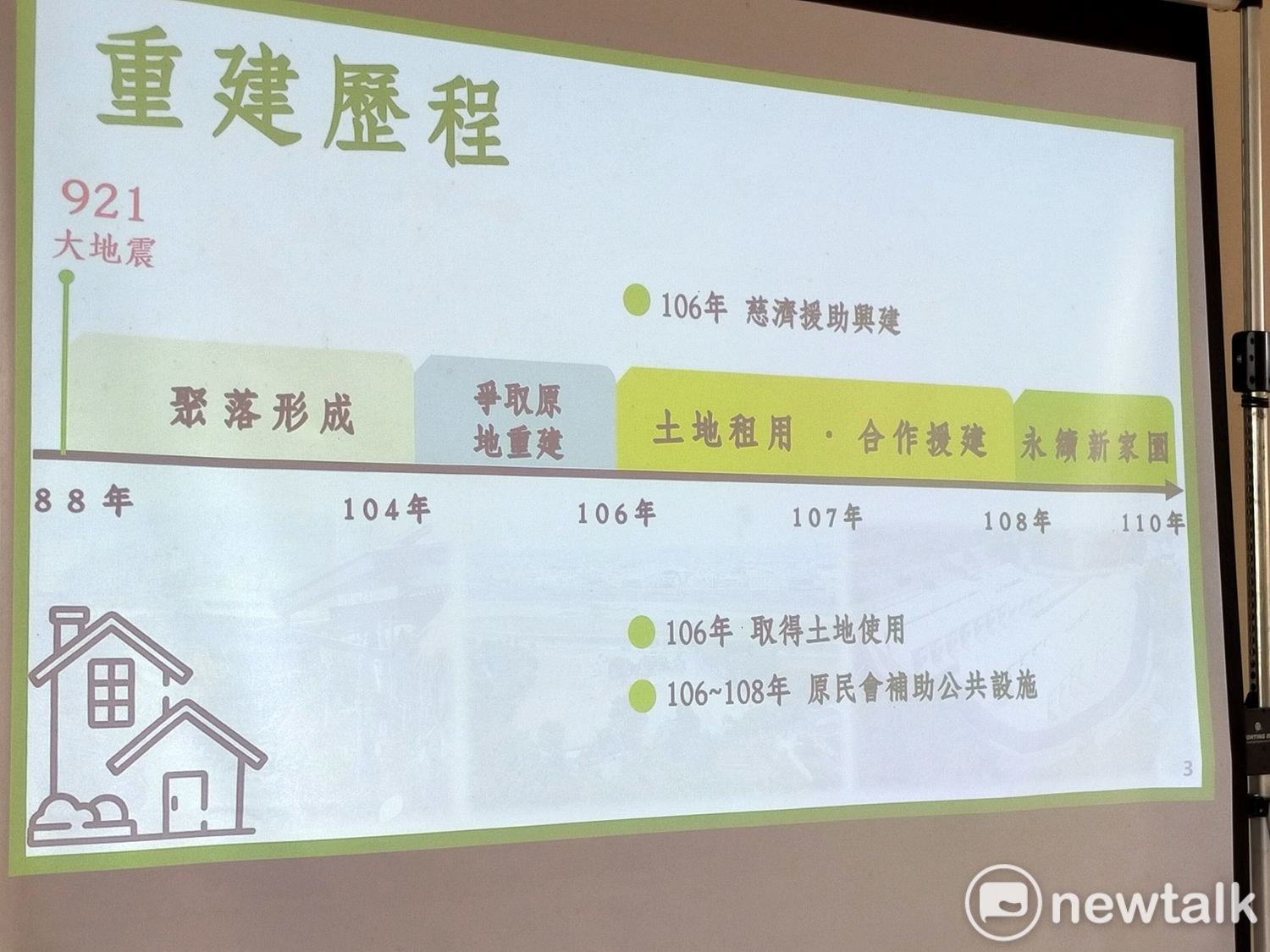 花東、自強新村重建歷程。 唐復年/攝 花東、自強新村重建歷程。 唐復年/攝