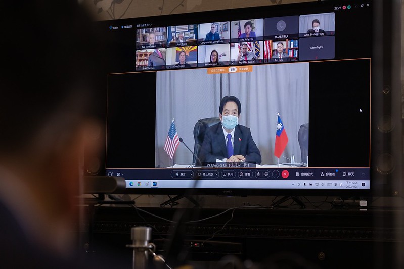 「副總統率團出席宏都拉斯共和國總統卡蕬楚就職典禮」過境洛杉磯相關活動。 圖:總統府提供 「副總統率團出席宏都拉斯共和國總統卡蕬楚就職典禮」過境洛杉磯相關活動。 圖:總統府提供