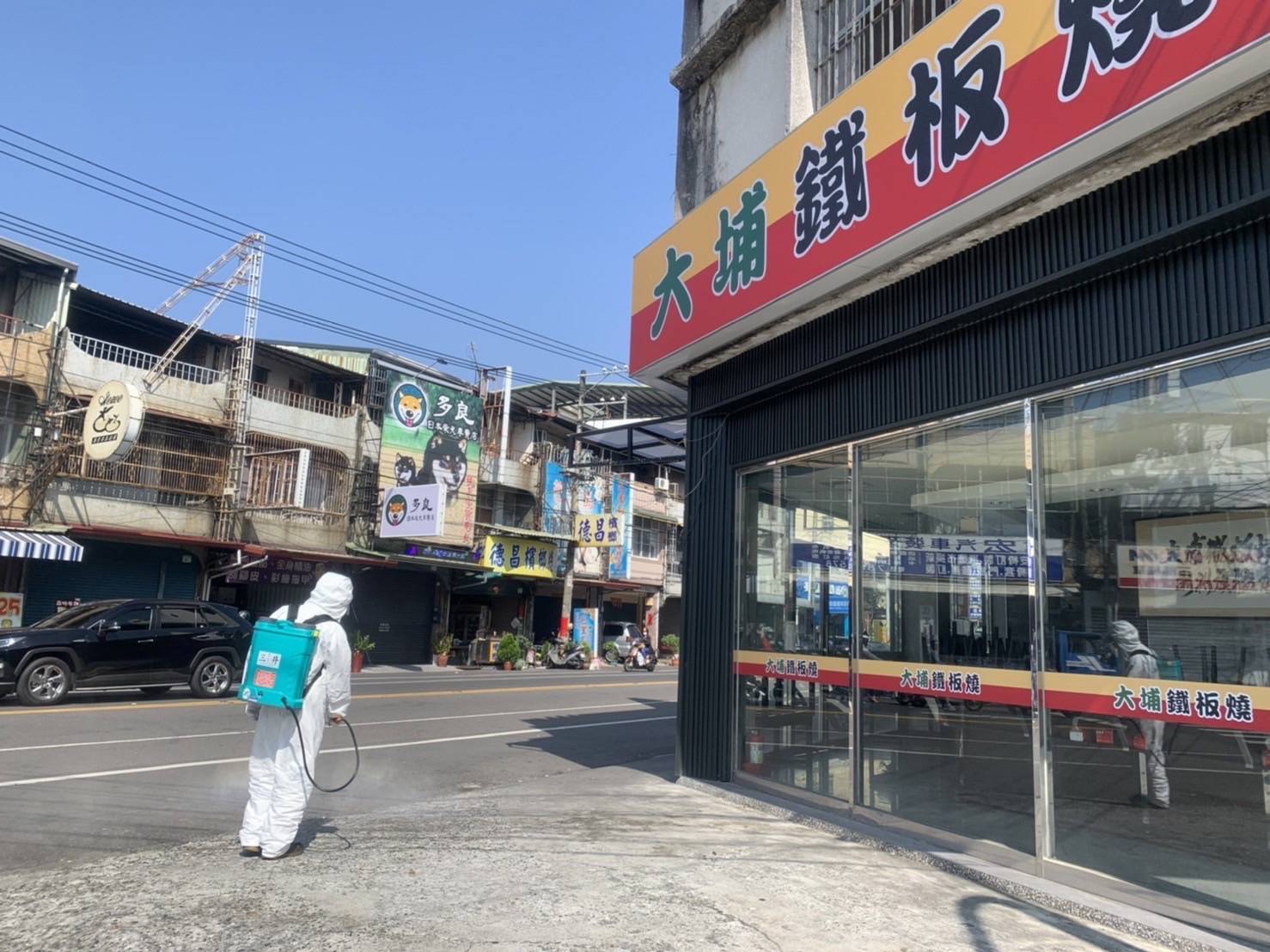 確診者曾去大埔鐵板燒用餐。 圖:屏東縣政府提供 確診者曾去大埔鐵板燒用餐。 圖:屏東縣政府提供