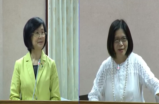 民進黨立委管碧玲14日質詢法務部長羅瑩雪,諷刺法務部長是「帶風向女王」。 圖:翻攝自youtube影片 民進黨立委管碧玲14日質詢法務部長羅瑩雪,諷刺法務部長是「帶風向女王」。 圖:翻攝自youtube影片