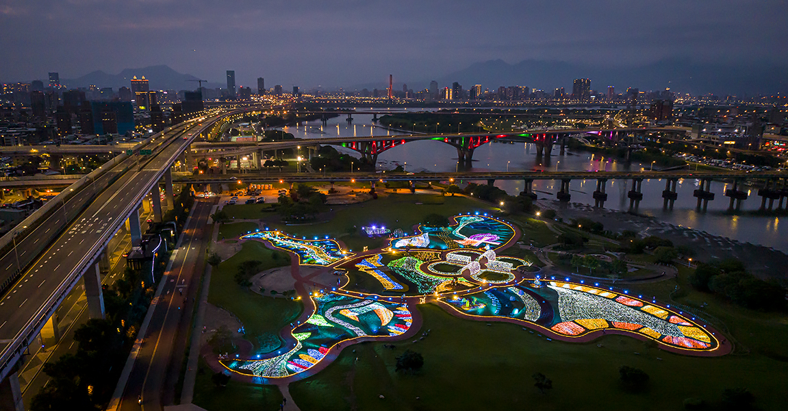 夜賞光蝴蝶。 圖:新北市水利局提供 夜賞光蝴蝶。 圖:新北市水利局提供