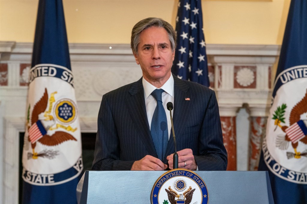 美國務卿布林肯(Antony Blinken)。 圖:U.S. Department of State(資料照) 美國務卿布林肯(Antony Blinken)。 圖:U.S. Department of State(資料照)