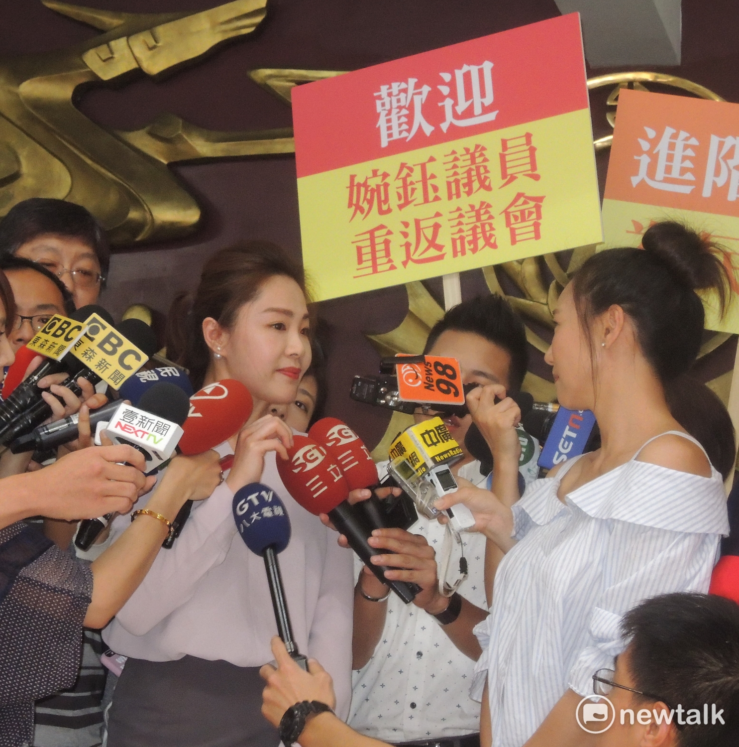 李婉鈺21日強調,「遲來的正義非常可貴」,一定會加倍的努力與珍惜! 圖:陳冠廷/攝 李婉鈺21日強調,「遲來的正義非常可貴」,一定會加倍的努力與珍惜! 圖:陳冠廷/攝