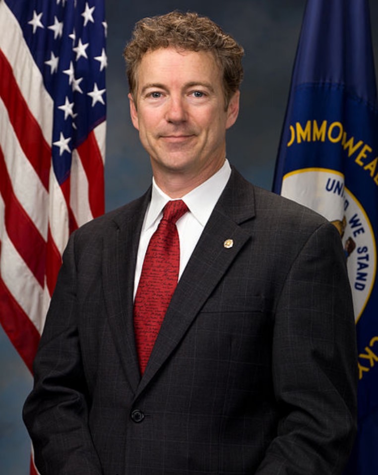 美國共和黨籍聯邦參議員蘭德.保羅(Rand Paul)。 圖:翻攝自維基百科公有領域(資料照) 美國共和黨籍聯邦參議員蘭德.保羅(Rand Paul)。 圖:翻攝自維基百科公有領域(資料照)