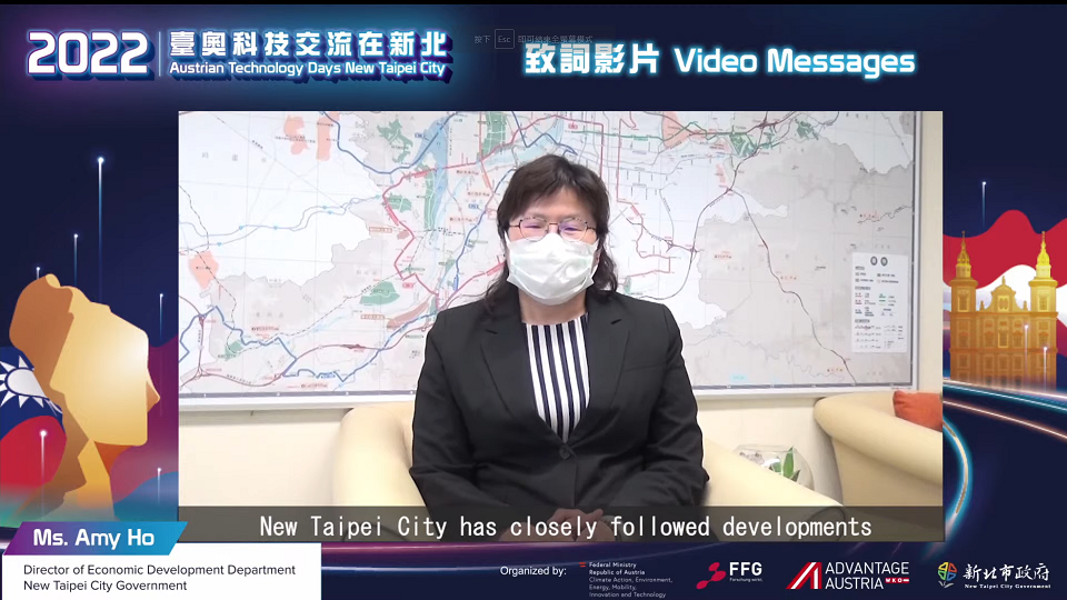 經發局長何怡明表示,在疫情衝擊下,為突破時空限制,透過視訊論壇及線上商洽,落實產業及技術實質交流,盼未來能促成更多跨國商貿合作與投資機會。 圖:新北市經發局提供 經發局長何怡明表示,在疫情衝擊下,為突破時空限制,透過視訊論壇及線上商洽,落實產業及技術實質交流,盼未來能促成更多跨國商貿合作與投資機會。 圖:新北市經發局提供