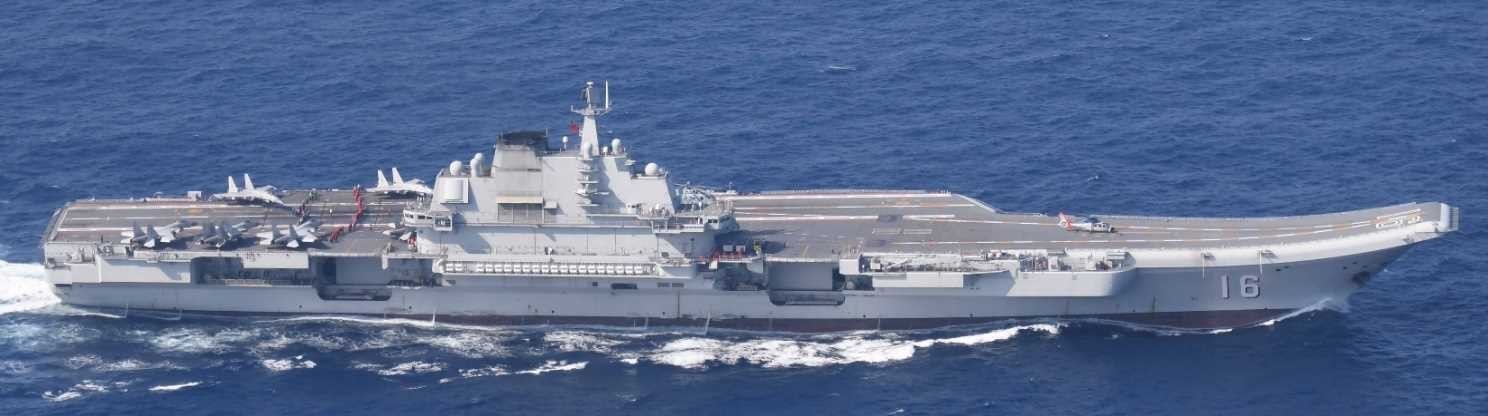 中共解放軍航空母艦遼寧號。 圖:翻攝自中國國防部官網(資料照片) 中共解放軍航空母艦遼寧號。 圖:翻攝自中國國防部官網(資料照片)