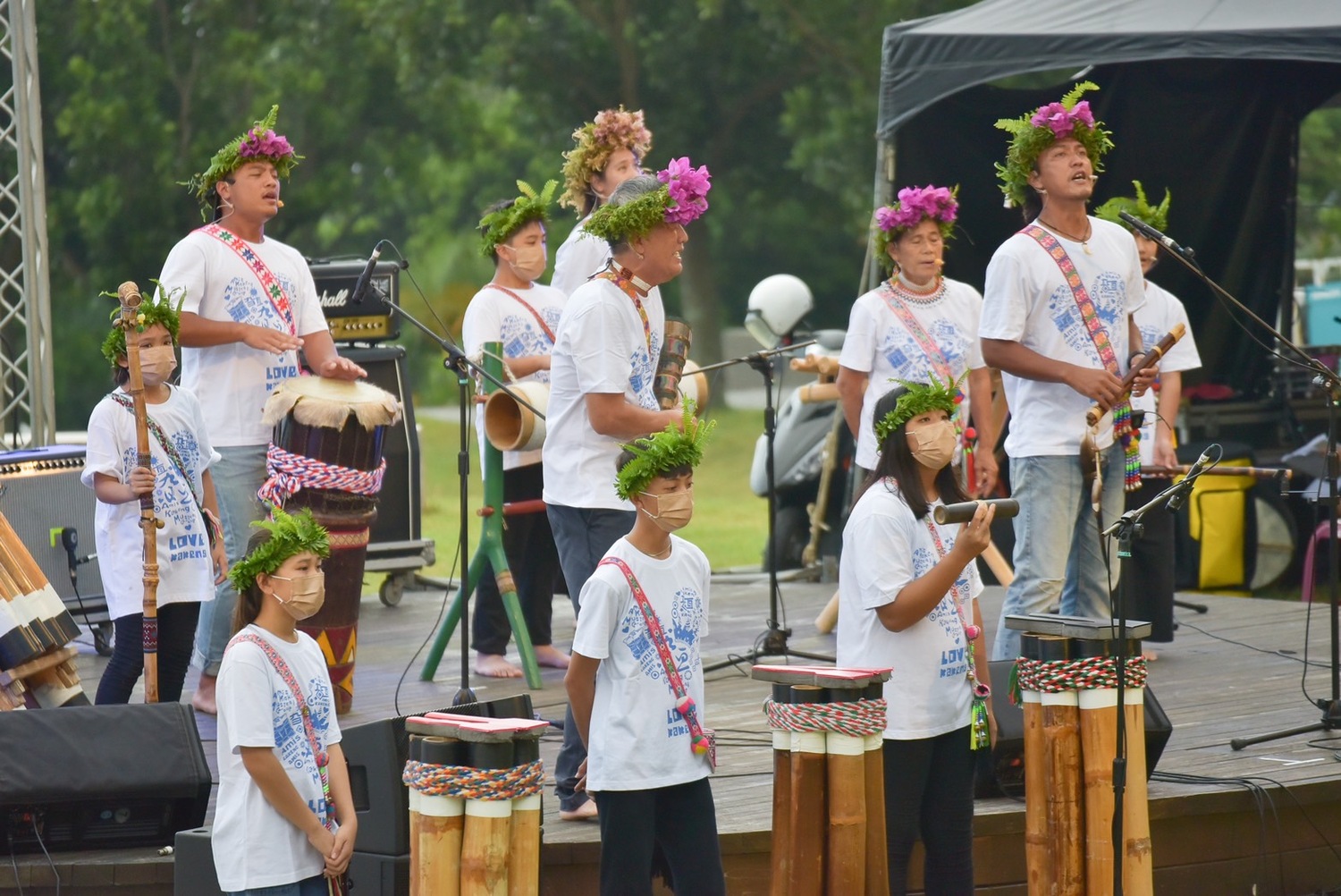 Amis旮亙樂團於開場演出。 圖:交通部觀光局東部海岸風景區管理處 / 提供 Amis旮亙樂團於開場演出。 圖:交通部觀光局東部海岸風景區管理處 / 提供