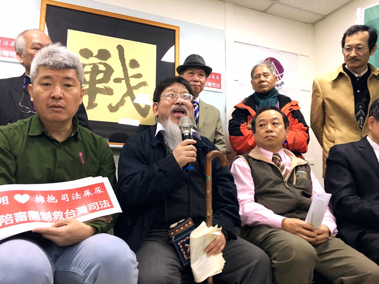 台灣陪審團協會理事長張靜。 台灣陪審團協會理事長張靜。