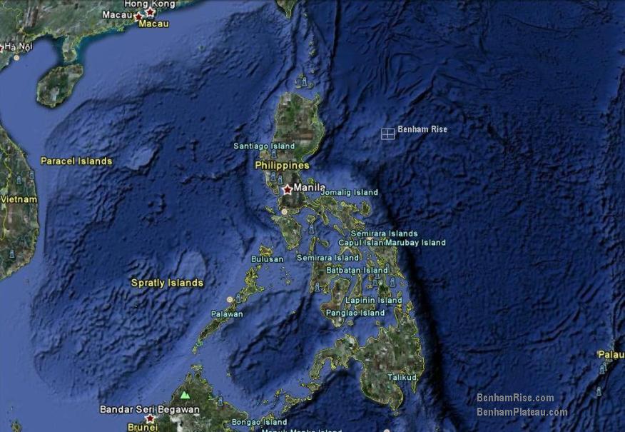 班哈姆高地位於呂宋島東部外海250公里處,面積約13萬平方公里,被認為可能儲存著豐富的礦藏和天然氣。 班哈姆高地位於呂宋島東部外海250公里處,面積約13萬平方公里,被認為可能儲存著豐富的礦藏和天然氣。