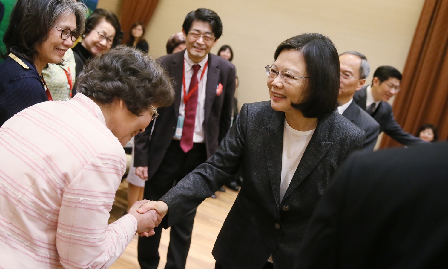 總統蔡英文20日上午接見「在日台灣同鄉會」等日本僑會領袖。 總統蔡英文20日上午接見「在日台灣同鄉會」等日本僑會領袖。