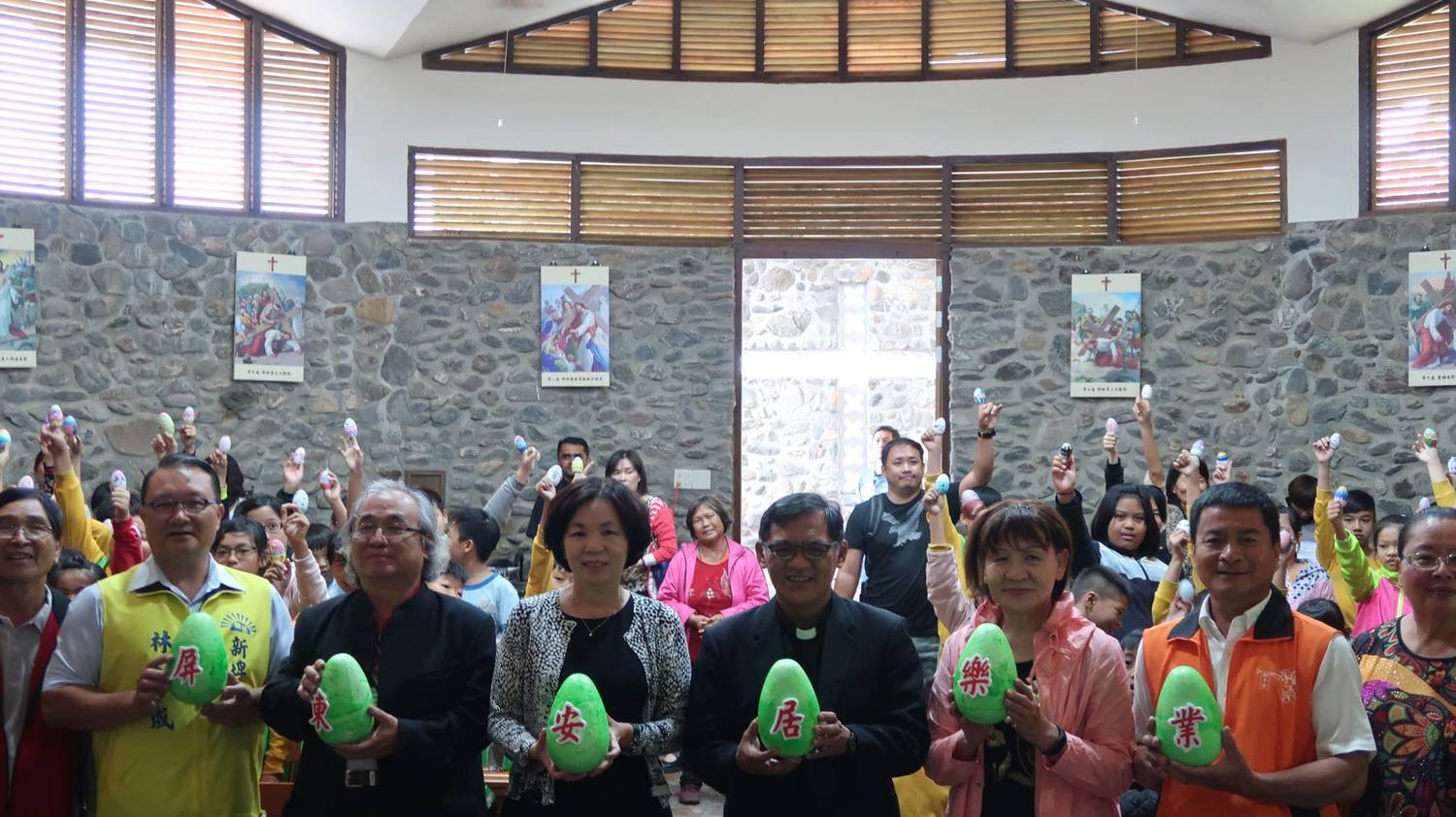 玉環天主堂由德國道明會聘請德國建築師來台規劃。 圖:屏東縣政府提供 玉環天主堂由德國道明會聘請德國建築師來台規劃。 圖:屏東縣政府提供