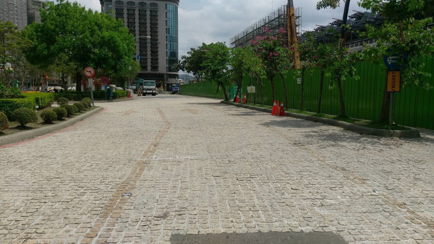 站前中正路至東北街改善工程,總長約190公尺。 圖:台中市政府提供 站前中正路至東北街改善工程,總長約190公尺。 圖:台中市政府提供