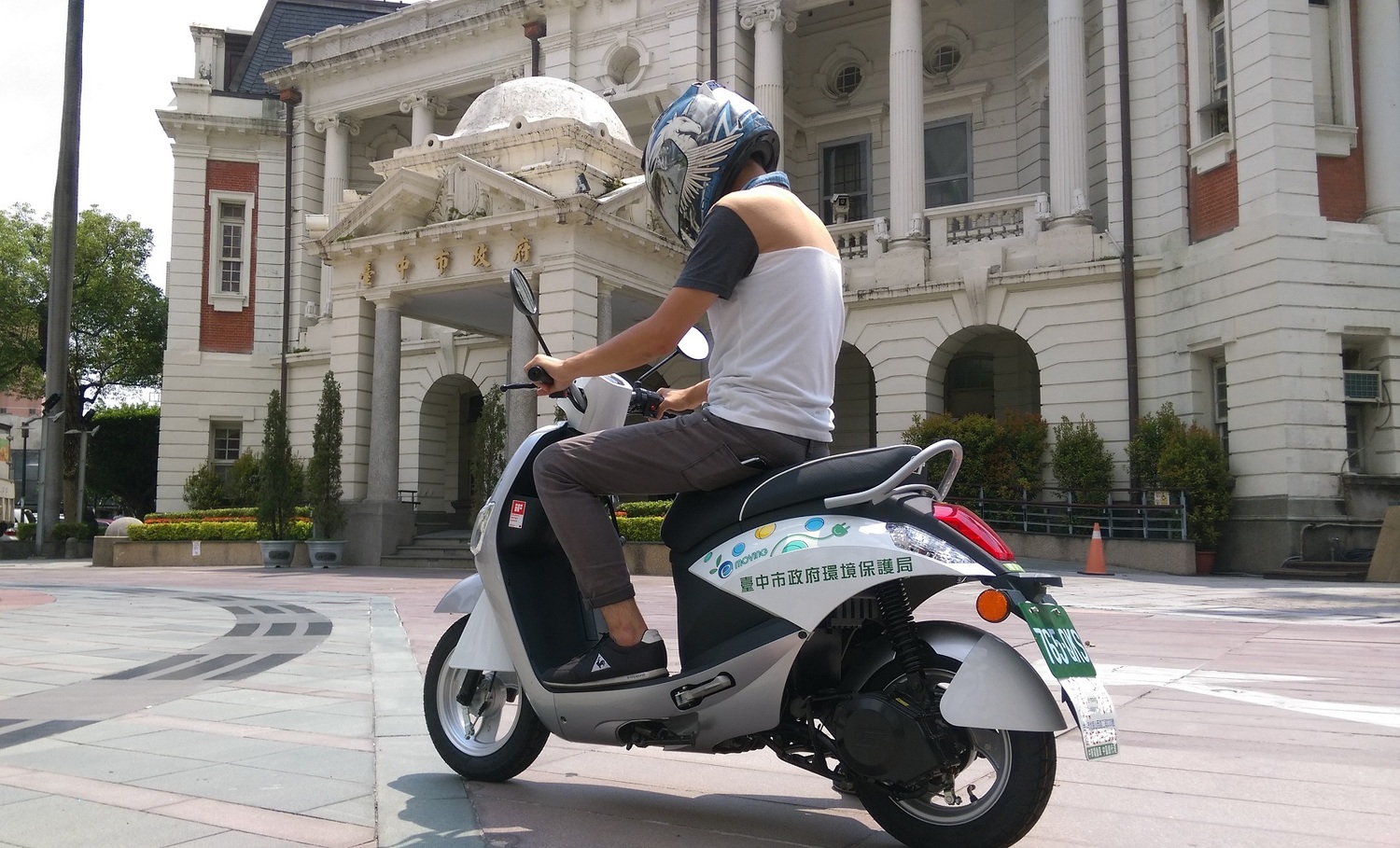 電動機車的推廣對環境相對健康。 圖:台中市政府/提供 電動機車的推廣對環境相對健康。 圖:台中市政府/提供